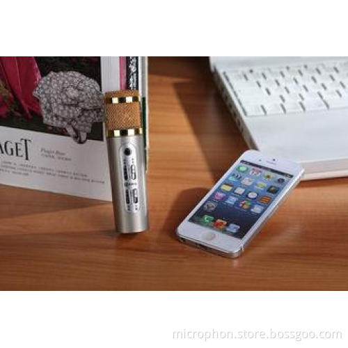 HIFI mobile phone karaoke microphone With high definition a